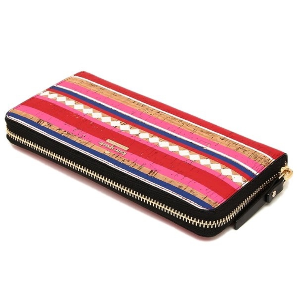 RARE Kate Spade Campus Lane Cork Zip Lacey Wallet - Picture 3 of 8